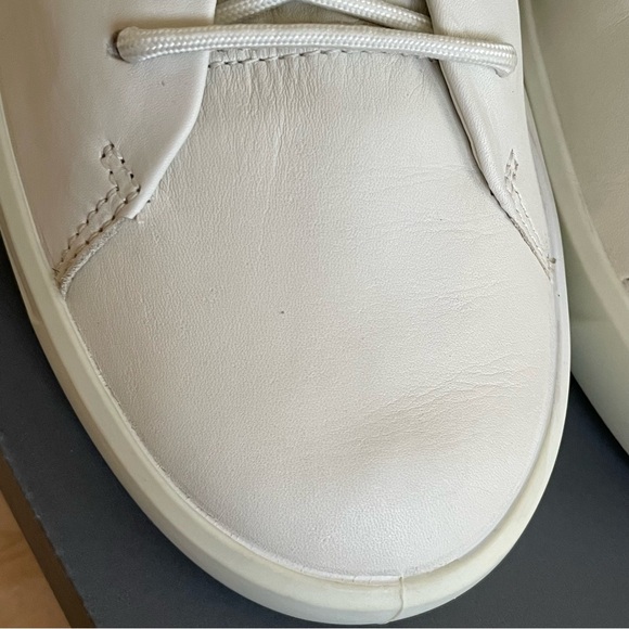 NEW ECCO Soft 8 Comfort 100% Leather Sneaker, Shadow White Off White Size 9, NIB - Picture 10 of 15